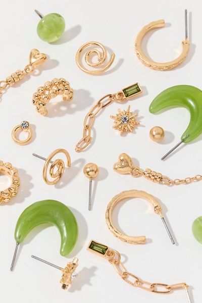 Ensemble de boucles d'oreilles multiples Phoebe Mix & Match