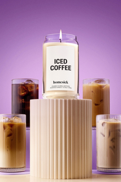 Homesick Iced Coffee Candle In Iced Coffee At Urban Outfitters In Neutral