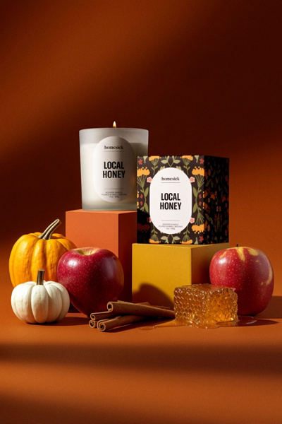 Homesick Local Honey Candle In Local Honey At Urban Outfitters In Multi