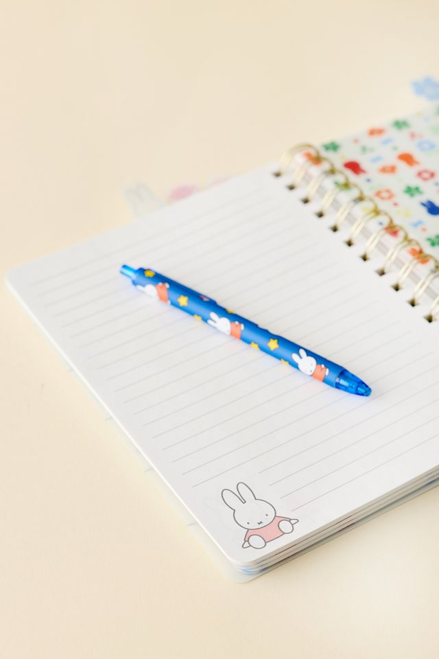 Miffy Floral UO Exclusive Tabbed Spiral Notebook #1