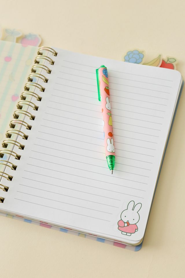 Miffy Fruitful UO Exclusive Tabbed Spiral Notebook #1