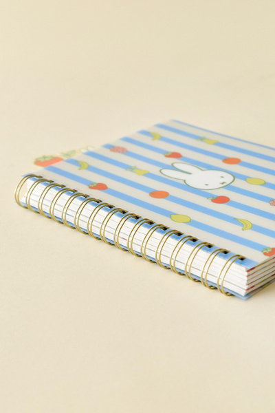 Miffy Fruitful UO Exclusive Tabbed Spiral Notebook