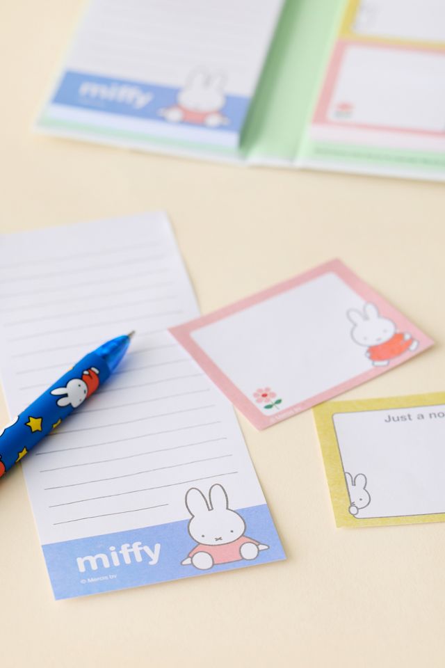 Miffy Floral UO Exclusive Sticky Note Folio Set #2