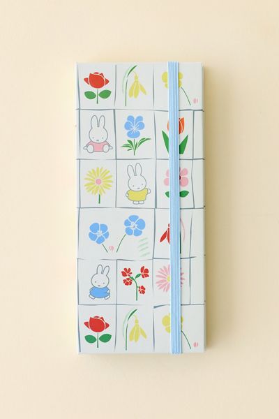 Ensemble de feuillets autocollants Miffy à motif floral exclusif à UO
