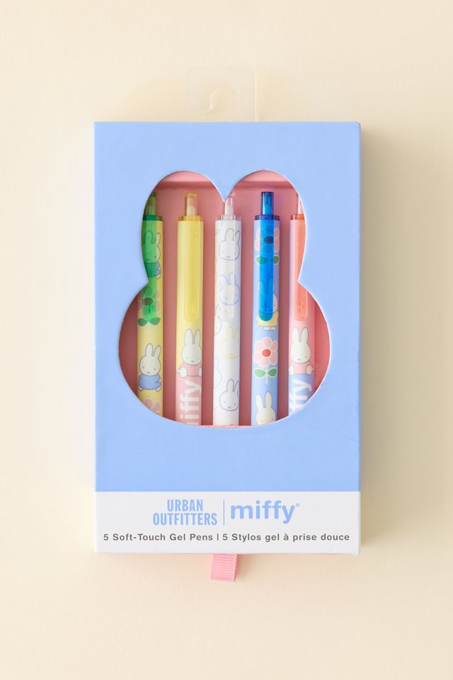 Miffy Floral UO Exclusive Soft-Touch Gel Pen Set #1