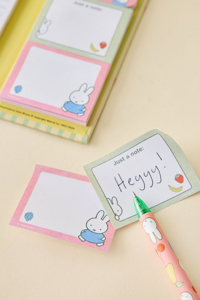 Ensemble de notes autocollantes Miffy Fruitful exclusif à UO #2