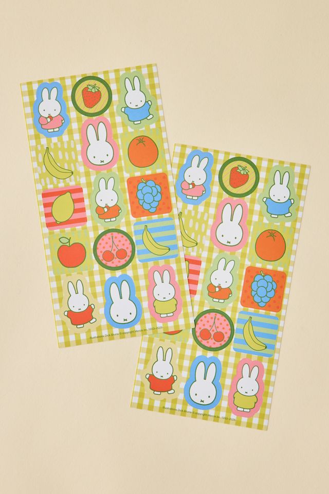 Feuille d'autocollants parfumés Miffy Fruitful UO Exclusive #2