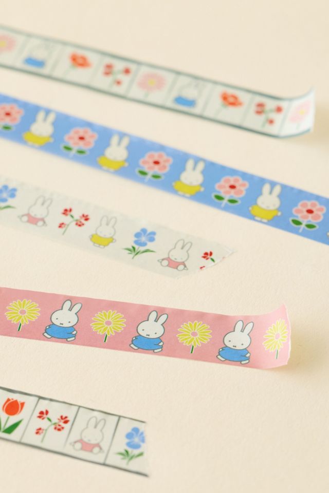 Miffy Floral UO Exclusive Washi Tape Set #1