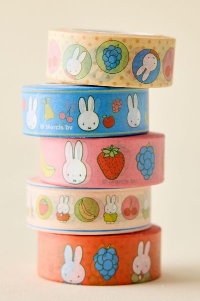 Miffy Fruitful UO Exclusive Washi Tape Set