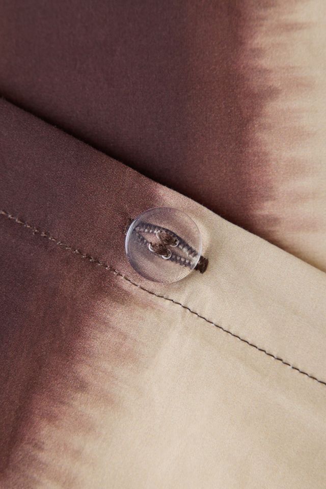 Housse de couette en percale de coton à rayures teintes Cabana #4