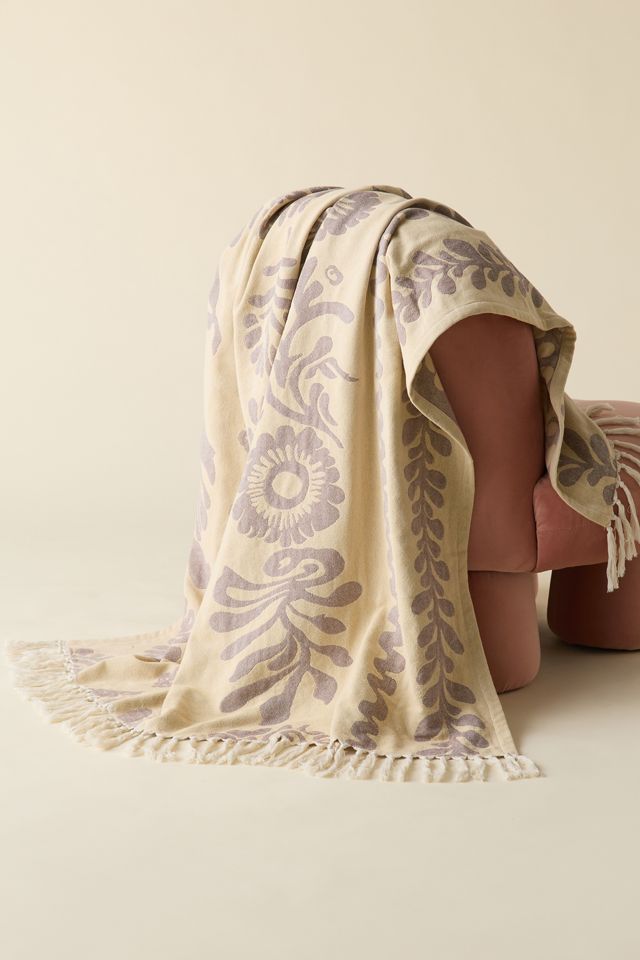 Mara Coastal Icon Woven Throw Blanket | Urban Outfitters