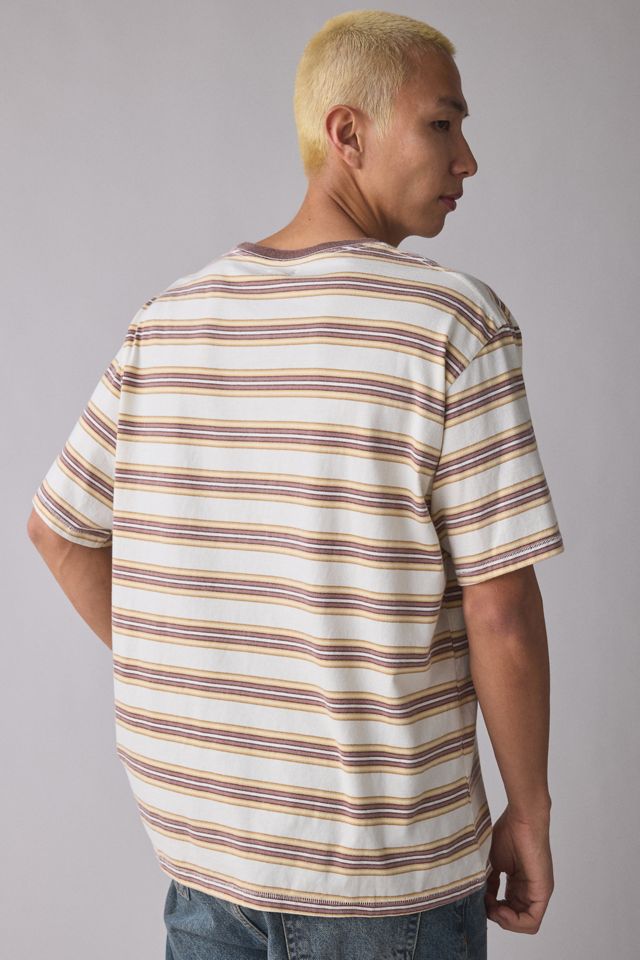 Standard Cloth Pregame Stripe Pattern Relaxed Fit Tee #1