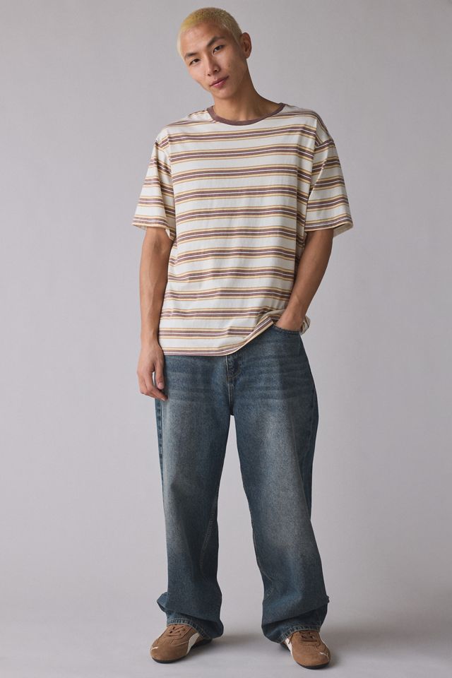 Standard Cloth Pregame Stripe Pattern Relaxed Fit Tee #4