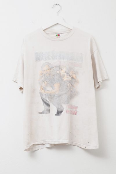 Vintage Y2K Distressed Bruce Springsteen Graphic Tour T-Shirt