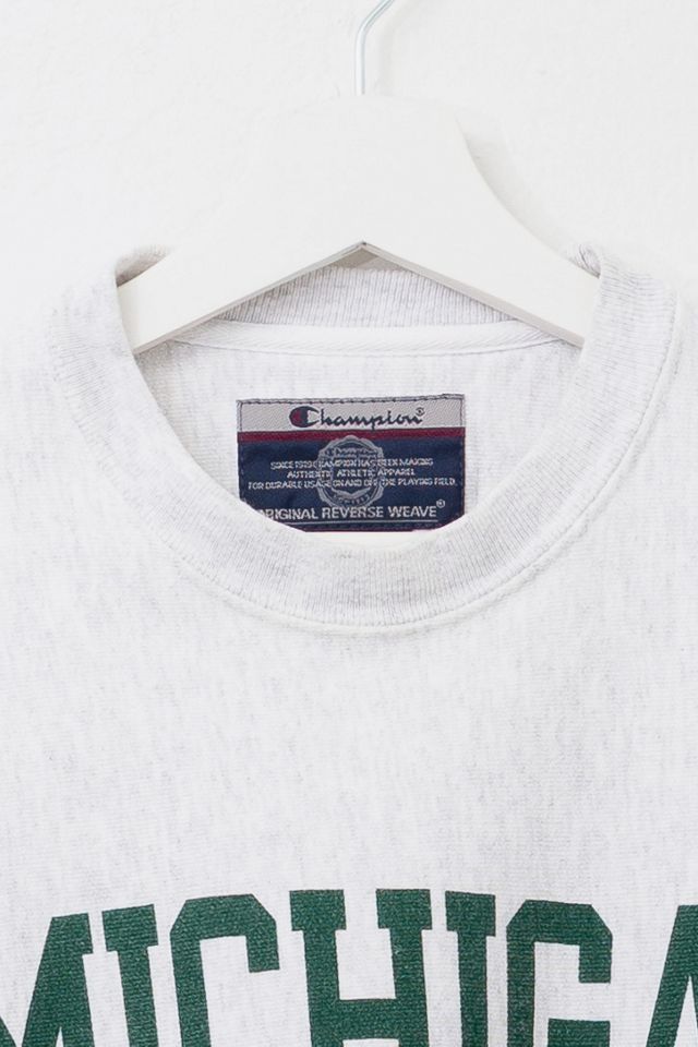 Vintage Y2K Champion Michigan State Reverse Weave Crewneck Sweatshirt #1