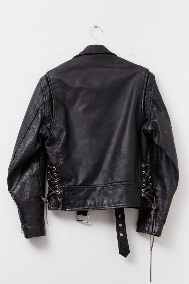 ジャケット・アウター 1980s 90s ROOTS Black Leather Zip Jacket Vintage 90s Black Roots Leather Jacket (L/XL) – Rebalance Vintage