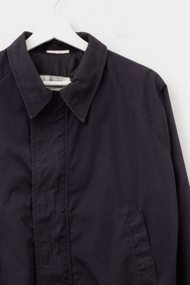 Vintage 1980s Distressed Black Insulated Utility Jacket #1