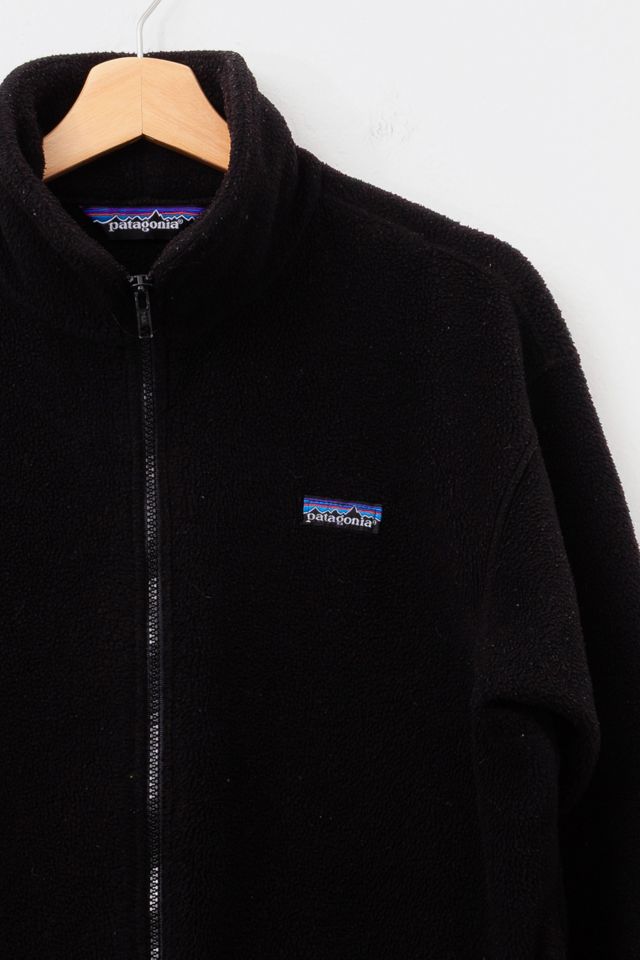 Vintage 1990s Patagonia Black Full Zipper Fleece #1