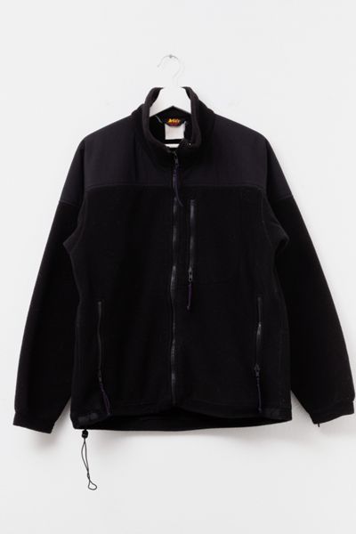 Vintage 1990s REI Black Technical Zipper Fleece