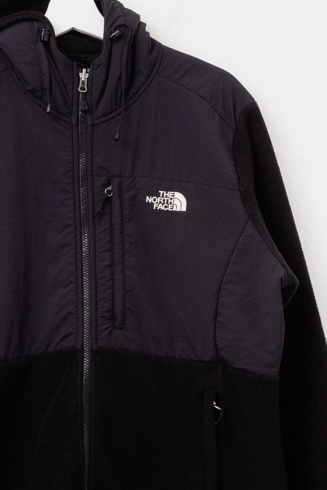 Vintage 1990s The North Face Hooded Black Technical Fleece #1