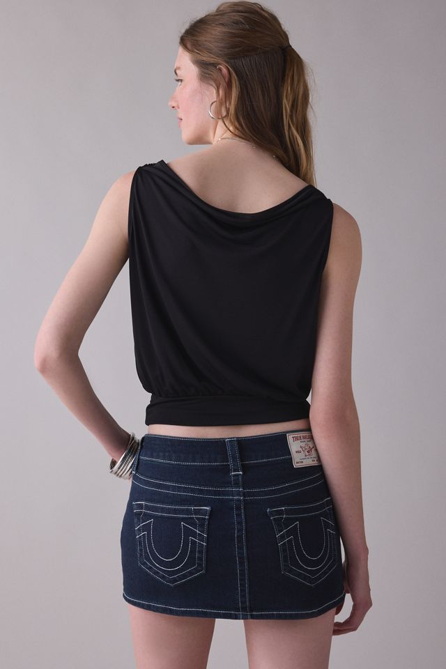 Jupe-short en denim taille basse True Religion #2