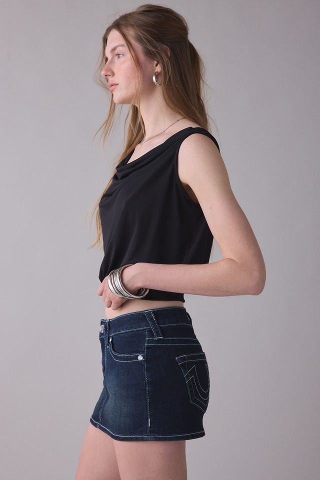 Jupe-short en denim taille basse True Religion #3