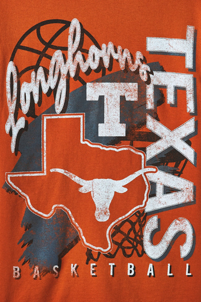 NCAA University Of Texas Basketball Team Graphic Tee