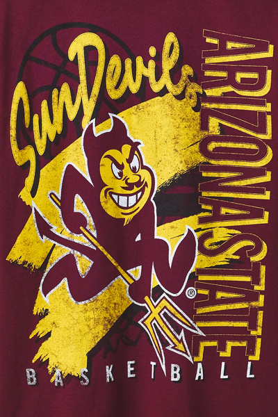 NCAA Arizona State University Basketball Team Graphic Tee