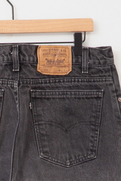 Vintage 1990s Levi’s® 550 Black Denim Jeans