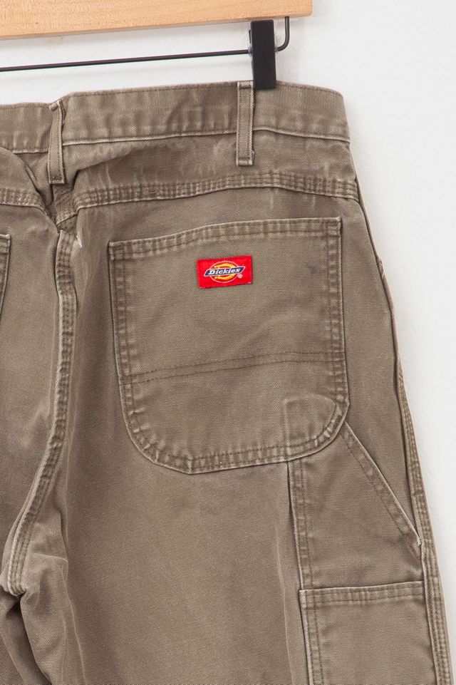 Vintage Y2K Distressed Dickies Green Duck Canvas Work Pants #2