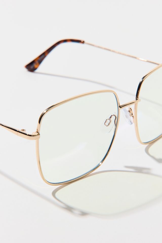 Lunettes anti-lumière bleue carrées Brea #1