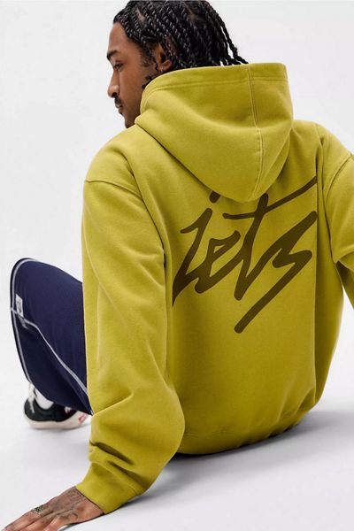 iets frans... Script Logo Washed Zip-Up Hoodie Sweatshirt