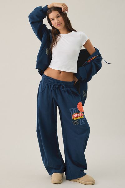 Peanuts UO Exclusive Essential Patched Graphic Barrel Leg Sweatpants