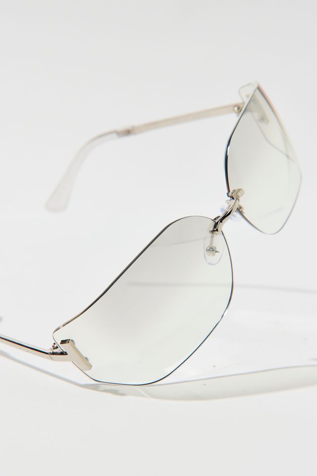 Zya Rimless Oversized Sunglasses #1