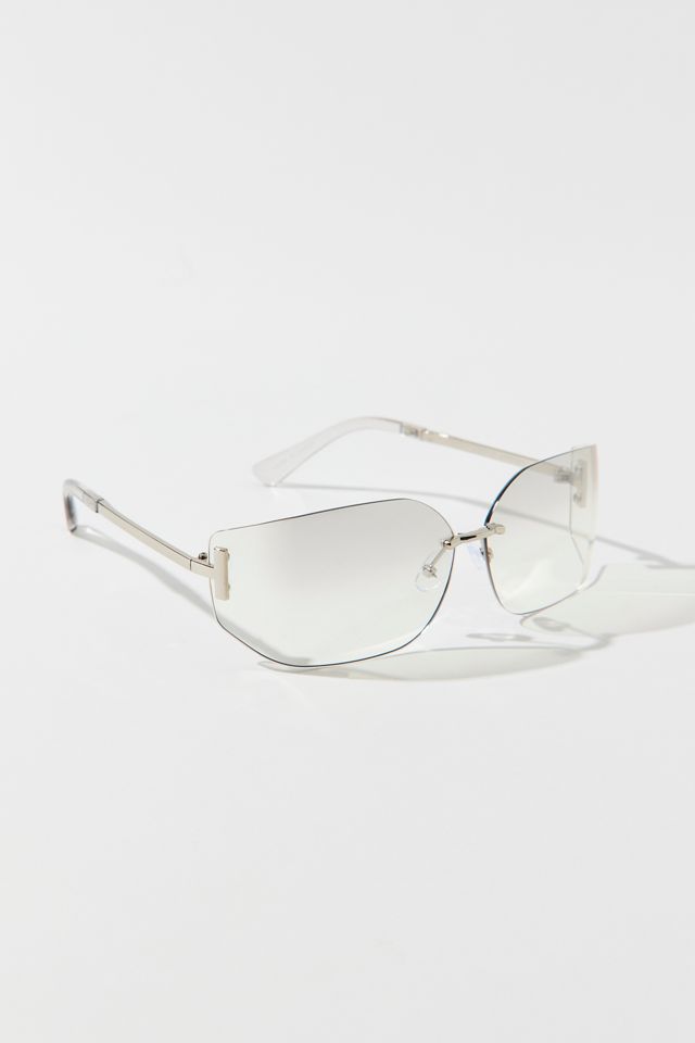 Zya Rimless Oversized Sunglasses #2