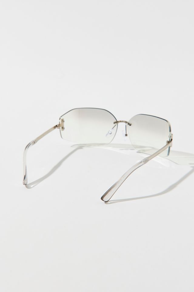 Zya Rimless Oversized Sunglasses #3