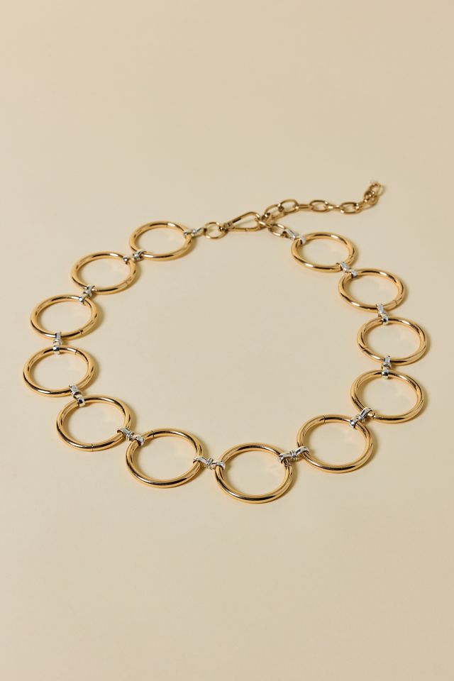 Nothing Not To Like Mixed Metal Oval Chain Belt #1