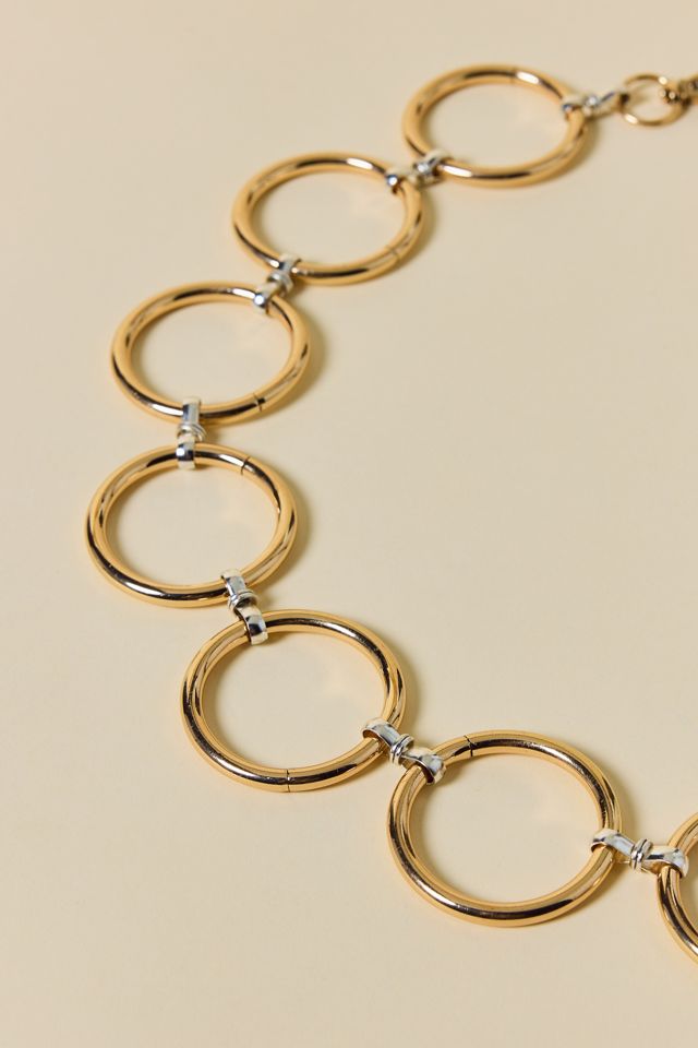 Nothing Not To Like Mixed Metal Oval Chain Belt #2