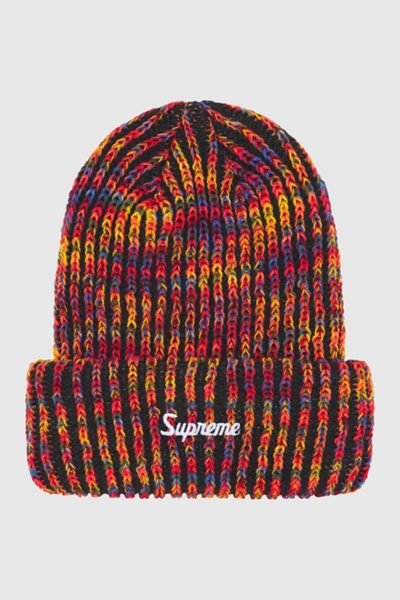 Supreme Loose Gauge Beanie Hat In Multi