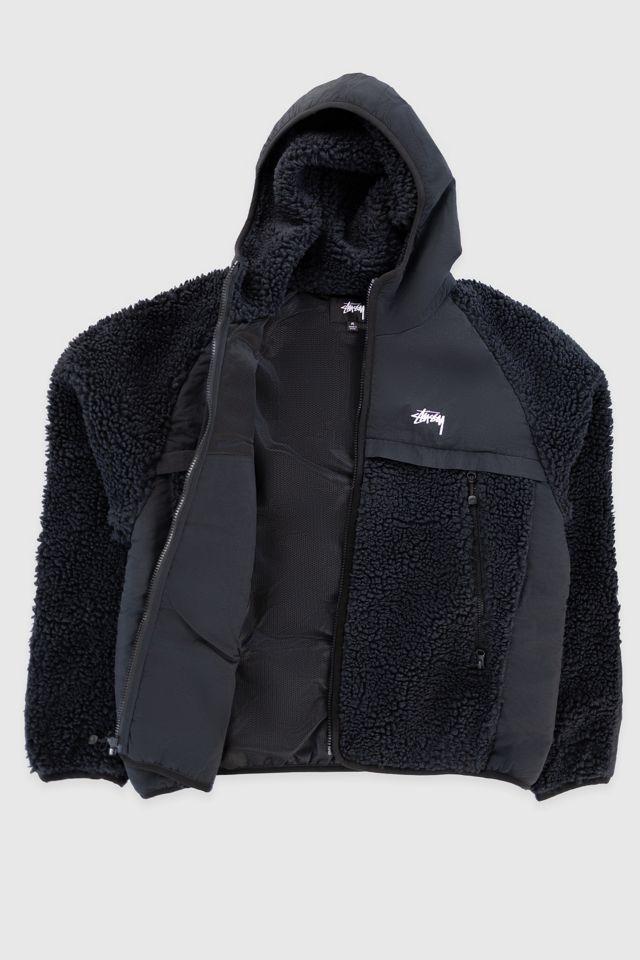Stussy Sherpa Paneled Hooded Jacket #2