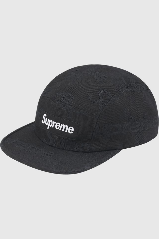【新品未使用】Supreme Jacquard Logos Camp Cap Supreme Jacquard Logos Denim Camp Cap | Urban Outfitters