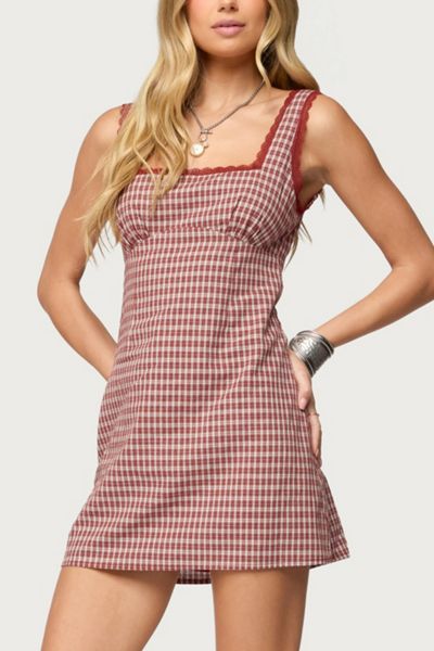 strapless open back dress Scarlet Rouge Drop Waist Micro Mini Dress main image 0