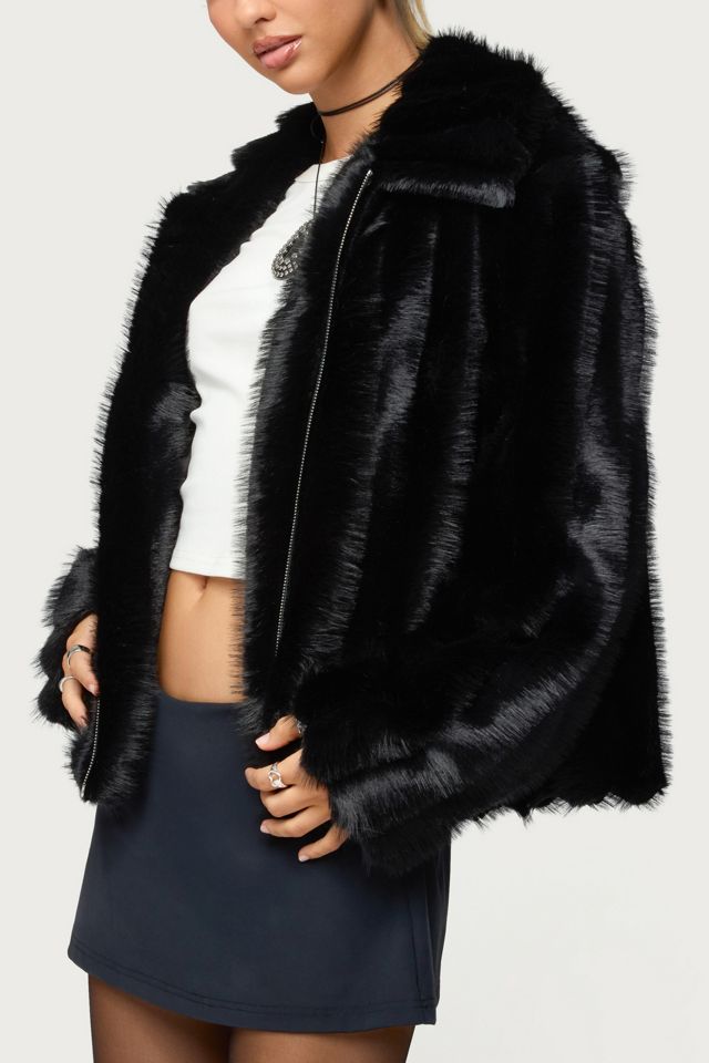Edikted Tedi Faux Fur Jacket #2