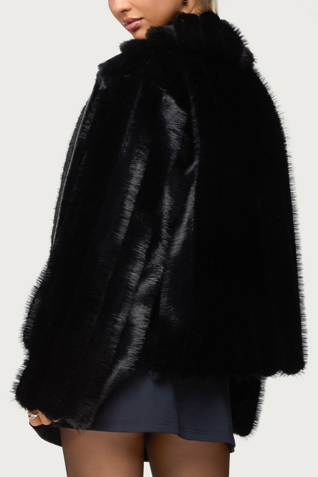 Edikted Tedi Faux Fur Jacket #4