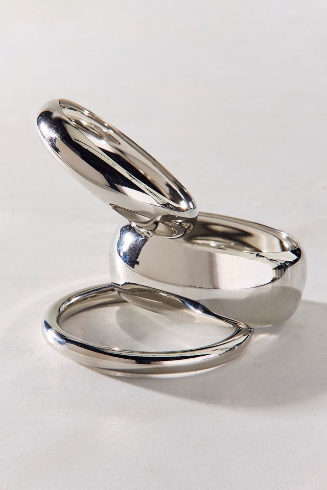 Statement Bangle Bracelets Set #2
