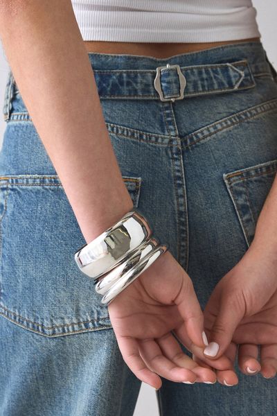 Statement Bangle Bracelets Set