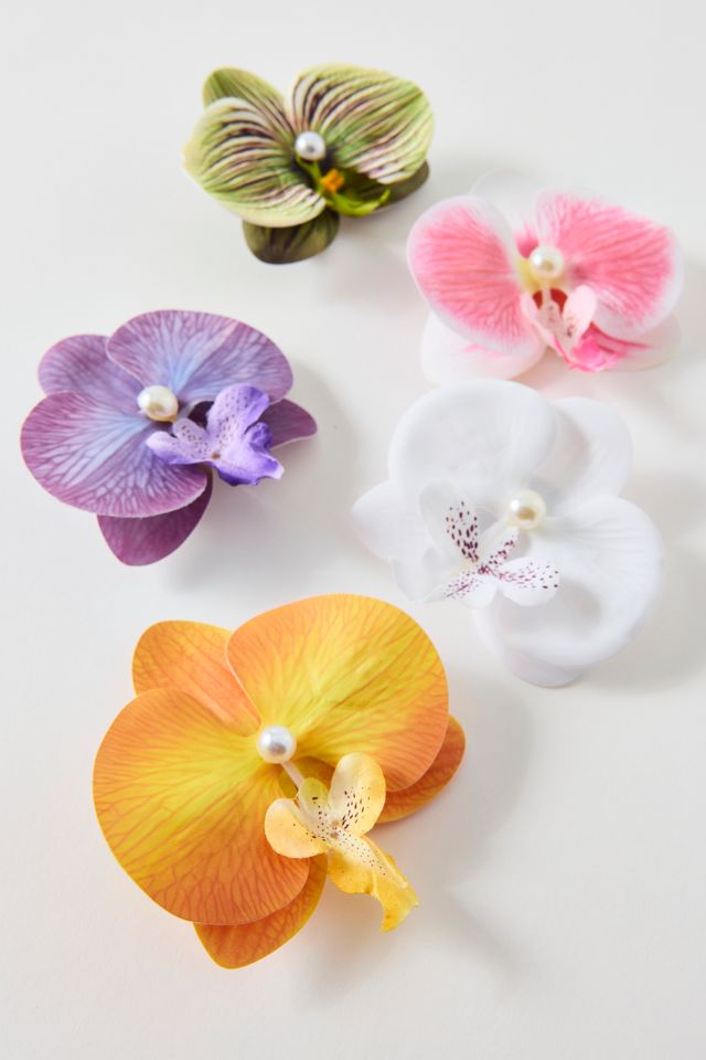 Kai Orchid Flower Hair Clip & Brooch #1