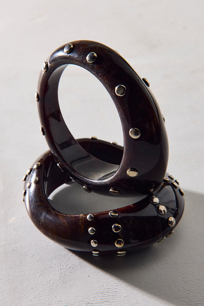 Kate Studded Bangle Bracelet Set