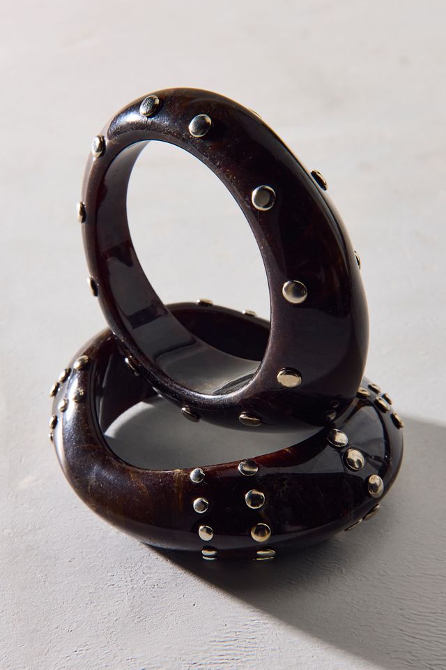 Kate Studded Bangle Bracelets Set #2