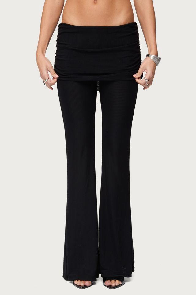 Edikted Halli Fold Over Mini Skirt Pants | Urban Outfitters